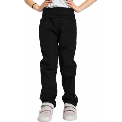 Unuo dětské softshellové kalhoty s fleecem Cool černé – Zboží Mobilmania