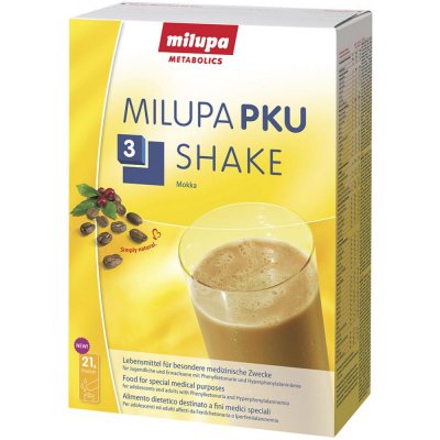 MILUPA PKU 3 SHAKE KAKAO POR PLV SOL 10X50G – Hledejceny.cz