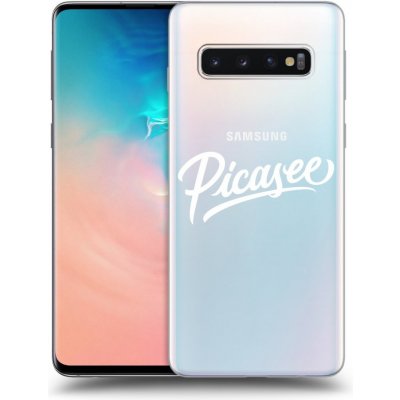 Pouzdro Picasee silikonové Samsung Galaxy S10 G973 - Picasee - White čiré – Zboží Mobilmania