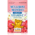 Müllerovi medvídci s vitamín C a příchutí maliny 45 tablet – Zboží Dáma