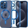 Pouzdro a kryt na mobilní telefon Tech-Protect MagShine, iPhone 15 Pro Max, modré
