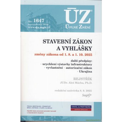 ÚZ 1647 Stavební zákon – Sleviste.cz