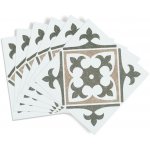 d-c-fix 270-3106 Samolepicí kachličky na stěnu Nadia šedozelená (6 kusů 15,25 cm x 15,25 cm – Hledejceny.cz