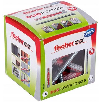 Fischer DUOPOWER 10x80 S LD 2komponentní hmoždinka 80 mm 10 mm 538257 10 ks – Hledejceny.cz