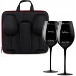 diVinto Slavnostní obří sklenice na víno Who cares v dárkovém pouzdru Krystal 2 x 860 ml – Zbozi.Blesk.cz