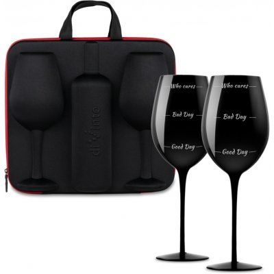 diVinto Slavnostní obří sklenice na víno Who cares v dárkovém pouzdru Krystal 2 x 860 ml – Zbozi.Blesk.cz