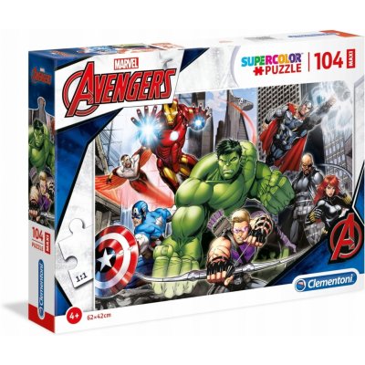 Clementoni Avengers: Zvítězíme MAXI 104 dílků – Zboží Mobilmania