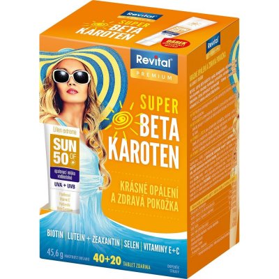 Vitar Super Beta-karoten s měsíčkem a sedmikráskou 60 tablet – Hledejceny.cz