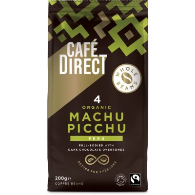 CAFÉDIRECT Machu Picchu SCA zrnková 0,2 kg – Hledejceny.cz