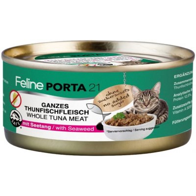 Porta 21 pro kočky Feline tuňák a mořské řasy 90 g