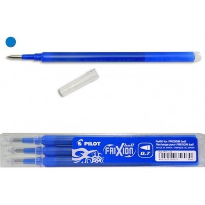Pilot FriXion náplň Ball M 0,7 mm modrá 3 ks / BLS-FR7-L-S3 – Zboží Živě