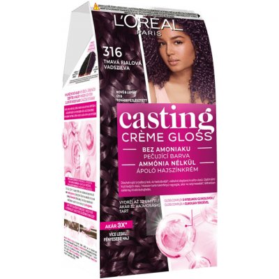 L'Oréal Casting Creme Gloss 316 tmavě fialová 48 ml – Sleviste.cz
