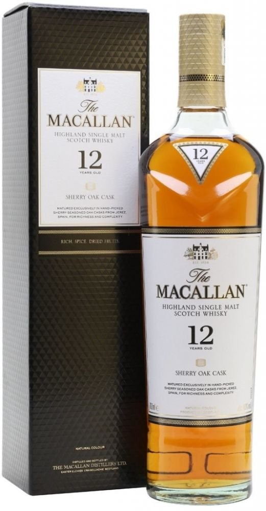 Macallan Sherry Oak 12y 40% 0,7 l (holá láhev)