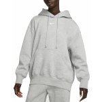 Nike Sportswear Phoenix Fleece Oversized Pullover Hoodie Šedá – Zboží Mobilmania