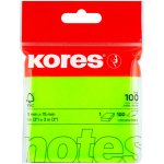 bloček samol. 75x75mm zelený 100ls Kores – Hledejceny.cz