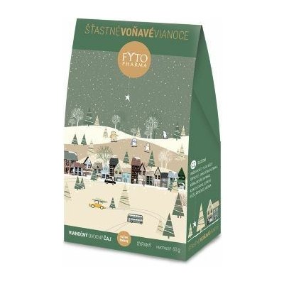 Fytopharma Vánoční ovocný čaj sypaný v zelené krabičce 60 g