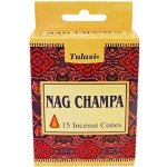 Tulasi Vonné kužely NAG CHAMPA 15 ks – Zboží Dáma