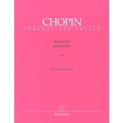 Frédéric Chopin Barcarolle in F-sharp major op. 60 noty na klavír