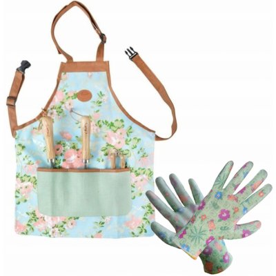 Esschert design Zástěra zahradní za krk potisk růže – Zboží Dáma