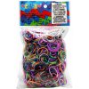 Loom band RAINBOW LOOM Original gumičky 600 kusov strakatý mix