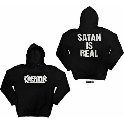 Kreator Unisex Pullover Hoodie: Satan Is Real back Print – Zboží Mobilmania