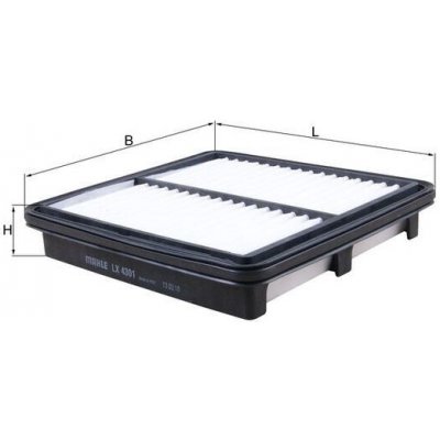 Vzduchový filtr MAHLE LX 4301 – Hledejceny.cz