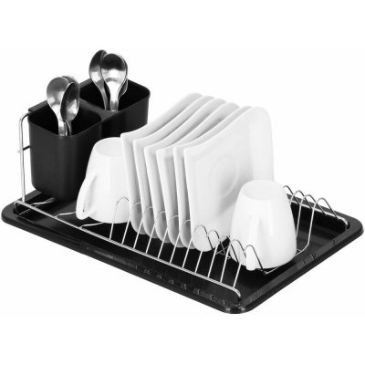 Odkapávač na nádobí 40x19x12,5 cm SPRINGOS Secado KI0137 černý – Hledejceny.cz