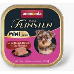 Animonda Vom Feinsten MiniJunior drůbeží zvěřina brusinky 100 g – Sleviste.cz