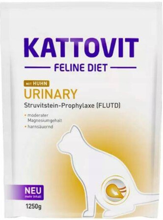 Kattovit Urinary Chicken Diet for Cats granule s kuřecím masem pro kočky s problémy s močovými cestami 1250 g