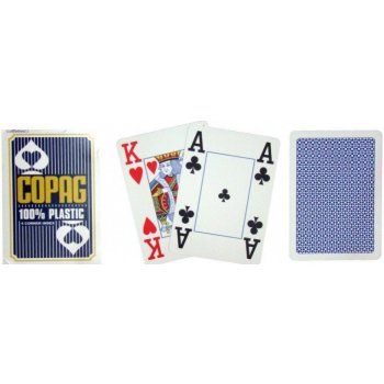 Cartamundi COPAG Poker Jumbo 4 rohy Blue