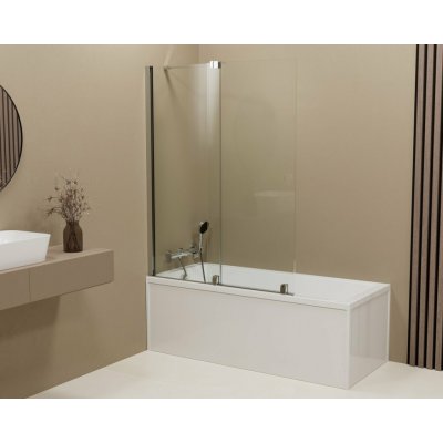 PALOMA vanová zástěna 1200mm, čiré sklo ( BS-120 ) SAPHO – Zboží Mobilmania