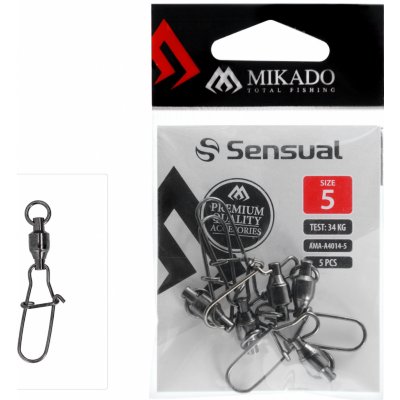 MIKADO Ballbearing obratlík s karabinou Fastlock BN vel.2 19kg – Zboží Dáma
