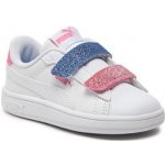 Puma Smash 3.0 L Glitter Velcro V Inf 395610-01 Puma White/Fast Pink/Blue Skies