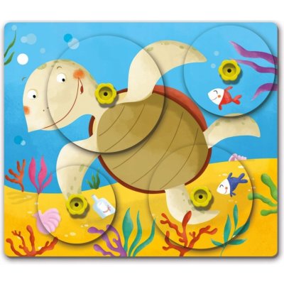 Quercetti Giro Puzzle spinning puzzle – Zboží Dáma