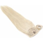 Clip in culík z pravých lidských vlasů rovný 60cm platina – Zboží Dáma Clip in culík z pravých lidských vlasů rovný 60cm platina – Zboží Dáma