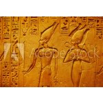 WEBLUX 334138862 Fototapeta vliesová Ancient Egypt hieroglyphics with pharaoh and ankh Starověké egyptské hieroglyfy s faraonem a ankh rozměry 145 x 100 cm – Hledejceny.cz