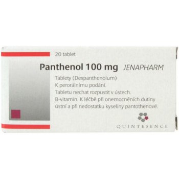 PANTHENOL QUINTESENCE POR 100MG TBL NOB 20