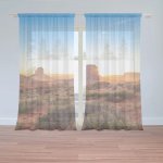 Sablio Záclony Skály v poušti 2: 2ks 150x250cm – Hledejceny.cz