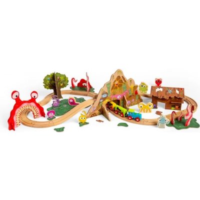 Bigjigs Rail vláčkodráha Příšerky – Sleviste.cz