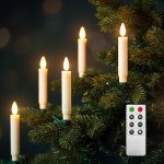 Solight sada LED svíček na vánoční stromek, 10x svíčka, dálkové ovládání, časovač, 1xAAA – Hledejceny.cz
