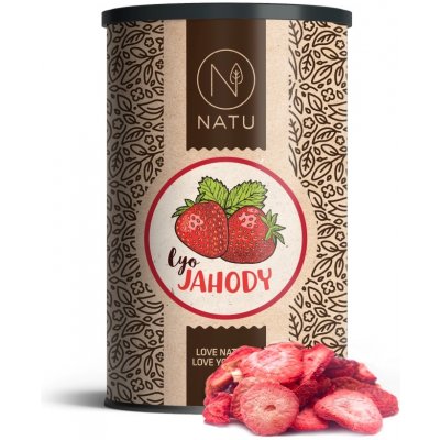 NATU Lyofilizované jahody plátky 70 g – Hledejceny.cz