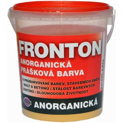 Fronton prášková barva, k probarvení stavebních směsí malt a betonů, 0271 světle žlutá, 800 g – Sleviste.cz