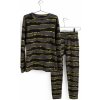 Burton Kids' Fleece Base Layer Set torn stripe