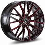 Barracuda Project THREE 8,5x18 5x112 ET43 gloss black flash red