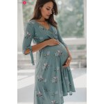 Těhotenské kojící šaty Two Ways Midi Dress Eucalyptus – Sleviste.cz