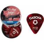 CASCHA Guitar Pick Set Box Medium (24 medium guitar picks + metal box) – Hledejceny.cz