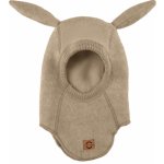 Mikk Line Merino kukla dětská s oušky hnědá Melange Denver Bunny – Zboží Dáma