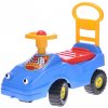 Odrážedlo MAD Baby auto modré s klaksonem 54cm s očima