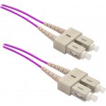 XtendLan FOP-SCSC-D-2-50-OM4 FO patch SC-SC, 50/125 duplex OM4, LS0H, 2m – Zboží Živě