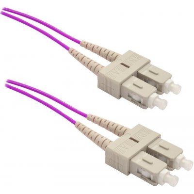 XtendLan FOP-SCSC-D-2-50-OM4 FO patch SC-SC, 50/125 duplex OM4, LS0H, 2m – Zboží Živě